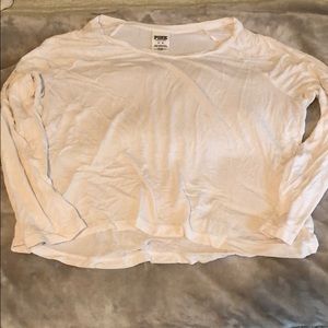 White 3/4 length sleeve shirt